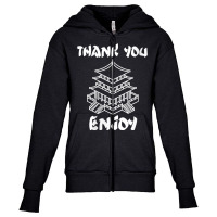 Womens Chinese Food Take Out Thank You Enjoy House Chinese Take Out V Youth Zipper Hoodie | Artistshot