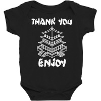 Womens Chinese Food Take Out Thank You Enjoy House Chinese Take Out V Baby Bodysuit | Artistshot