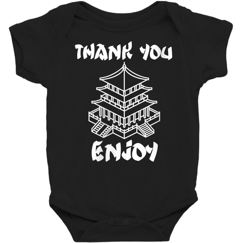 Womens Chinese Food Take Out Thank You Enjoy House Chinese Take Out V Baby Bodysuit | Artistshot