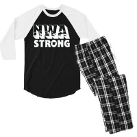 Nwa Strong Northwest Arkansas Food Bank Men's 3/4 Sleeve Pajama Set | Artistshot