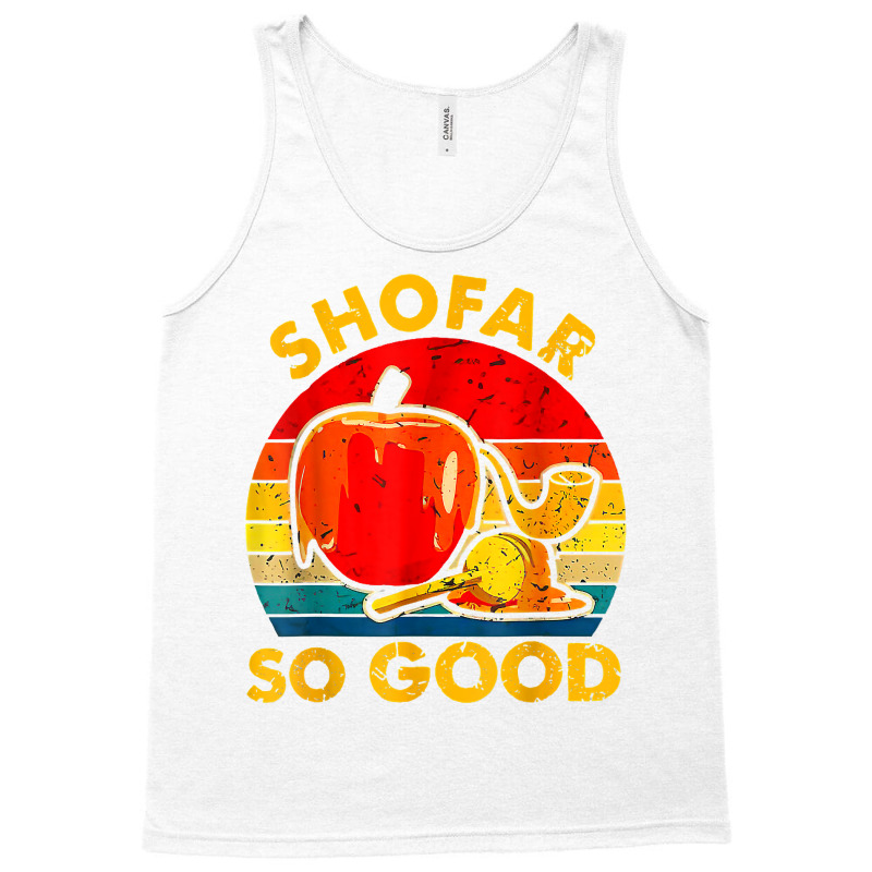 Shofar So Good Vintage Jewish Tee Rosh Hashanah T Shirt Tank Top | Artistshot