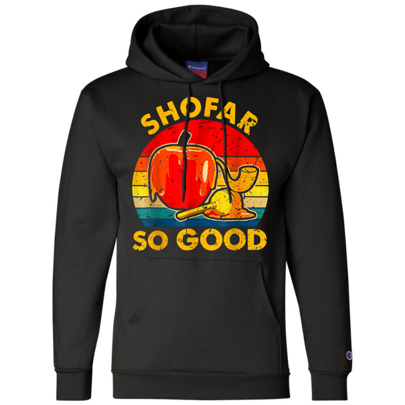 Shofar So Good Vintage Jewish Tee Rosh Hashanah T Shirt Champion Hoodie | Artistshot