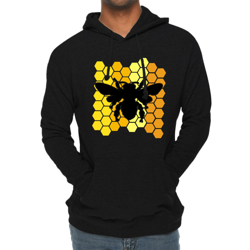 Honey Bee Honeycomb Lightweight Hoodie | Artistshot