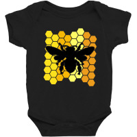 Honey Bee Honeycomb Baby Bodysuit | Artistshot