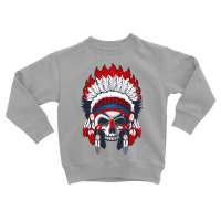 Skull American Indian Toddler Sweatshirt | Artistshot