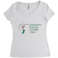 Yorksh Recoun Ty Cricket Club Women's Triblend Scoop T-shirt | Artistshot