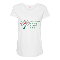 Yorksh Recoun Ty Cricket Club Maternity Scoop Neck T-shirt | Artistshot