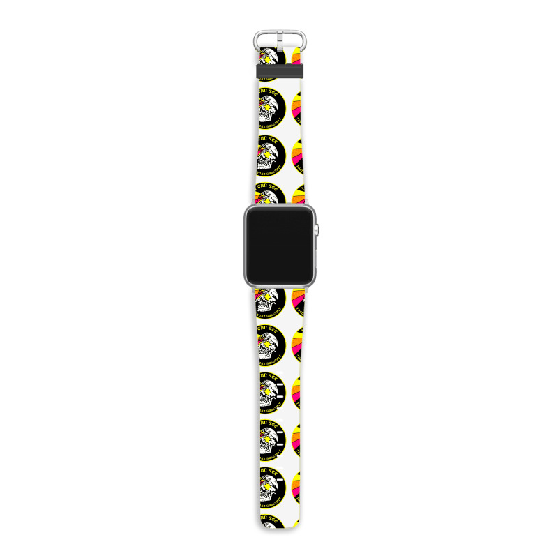 Skull Pop Art Apple Watch Band by zig street | Artistshot