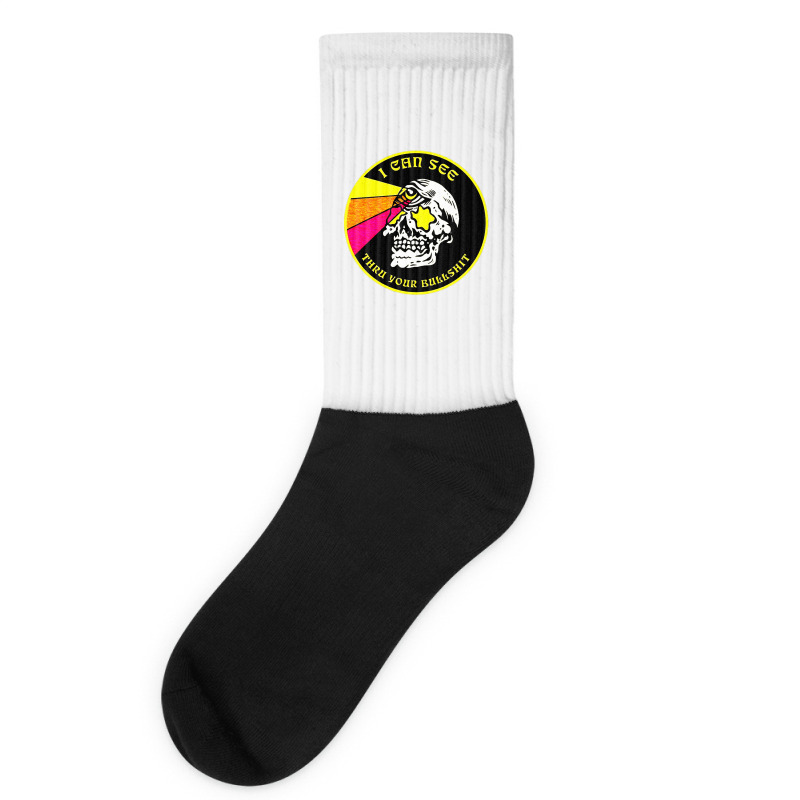 Skull Pop Art Socks by zig street | Artistshot