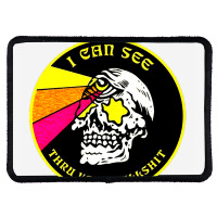 Skull Pop Art Rectangle Patch | Artistshot