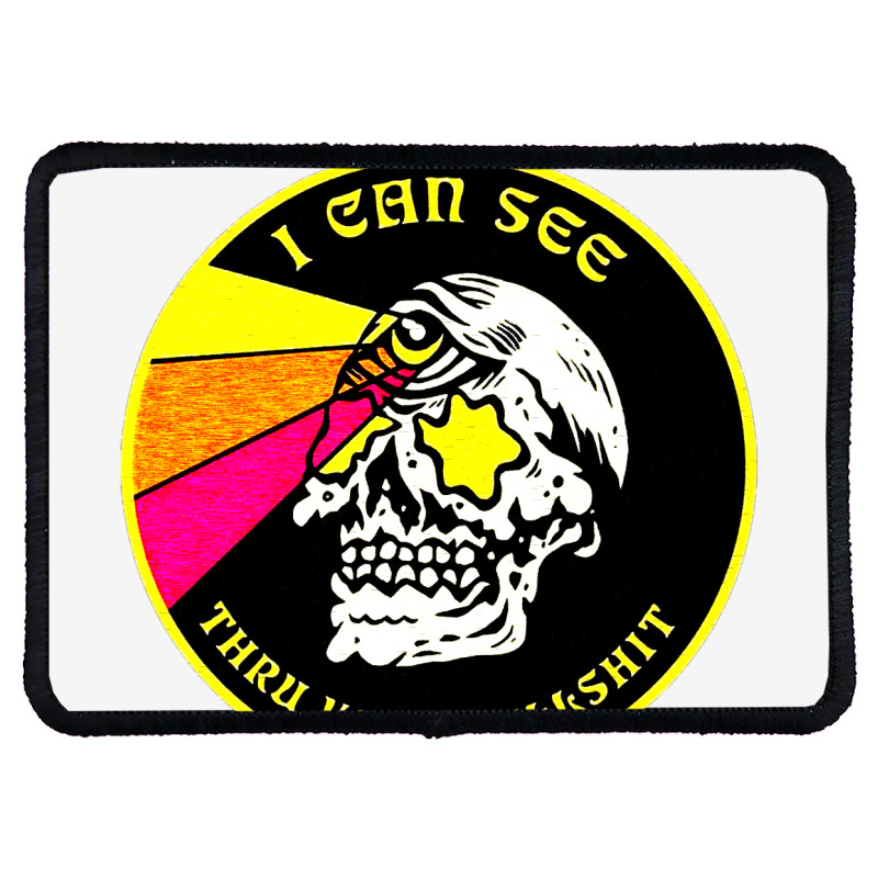 Skull Pop Art Rectangle Patch by zig street | Artistshot