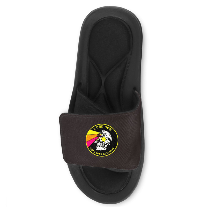 Skull Pop Art Slide Sandal by zig street | Artistshot