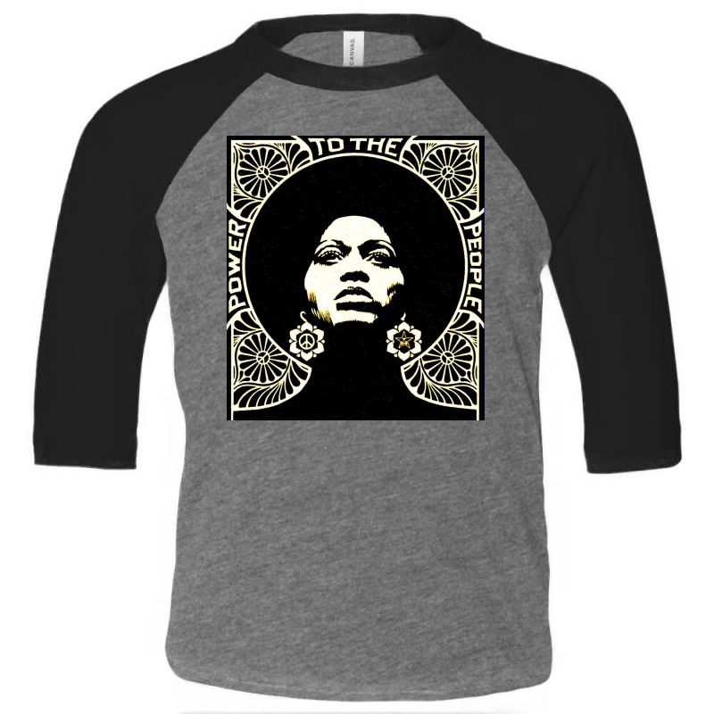 Black Power Music Toddler 3/4 Sleeve Tee by zig street | Artistshot