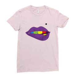 Lip Ladies Fitted T-Shirt | Artistshot