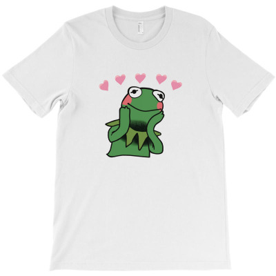 Kermit In Love T-shirt Designed By J.oshgro Bandot