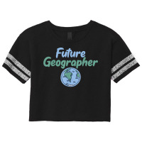 Teacher Geographer Future Geographer T Shirt Scorecard Crop Tee | Artistshot