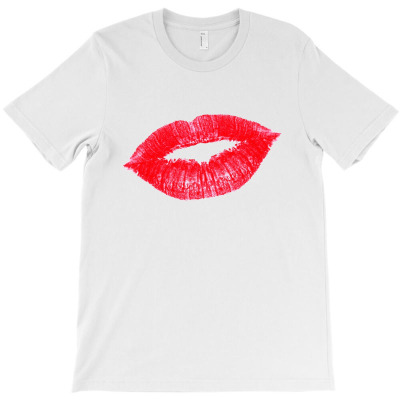 Kiss Lips T-shirt Designed By J.o.sh Grobandot