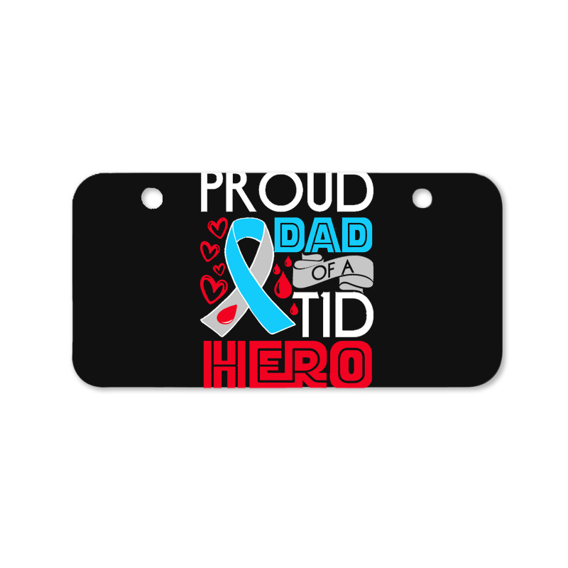 Type 1 Diabetes Awareness T  Shirt Type 1 Diabetes Awareness Proud Dad Bicycle License Plate by adolphsteuber754 | Artistshot