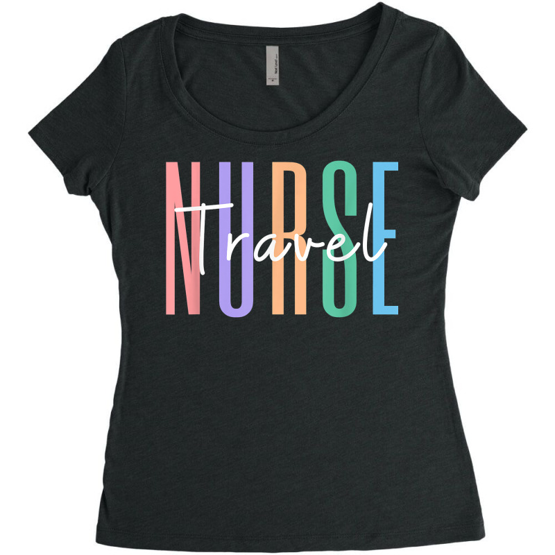 Travel Nurse Future Nurse Registered Nurse Rn T Shirt Women's Triblend Scoop T-shirt | Artistshot