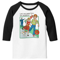 Let's Run Away Youth 3/4 Sleeve | Artistshot