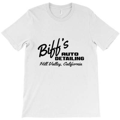 Back To The Future   Biff's Auto Detailing Essential Art T Shirt T-shirt Designed By Dian Sari