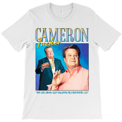 Cameron Tucker Homage T Shirt Top Tee Tv Show Funny 90's Retro Vintage T-shirt Designed By Avitendut