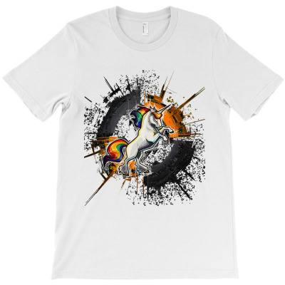 Death Metal Unicorn Classic T Shirt T-shirt Designed By Dian Sari