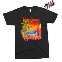 Key Largo Florida T  Shirt Key Largo Florida Keys Tropical Beach Sunse Exclusive T-shirt | Artistshot