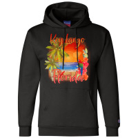 Key Largo Florida T  Shirt Key Largo Florida Keys Tropical Beach Sunse Champion Hoodie | Artistshot