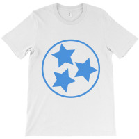 Titan S Blue Tri Star Classic T-shirt | Artistshot