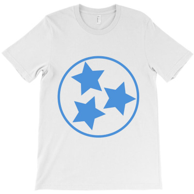 Titan S Blue Tri Star Classic T-shirt Designed By Cryportable