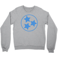 Titan S Blue Tri Star Classic Crewneck Sweatshirt | Artistshot