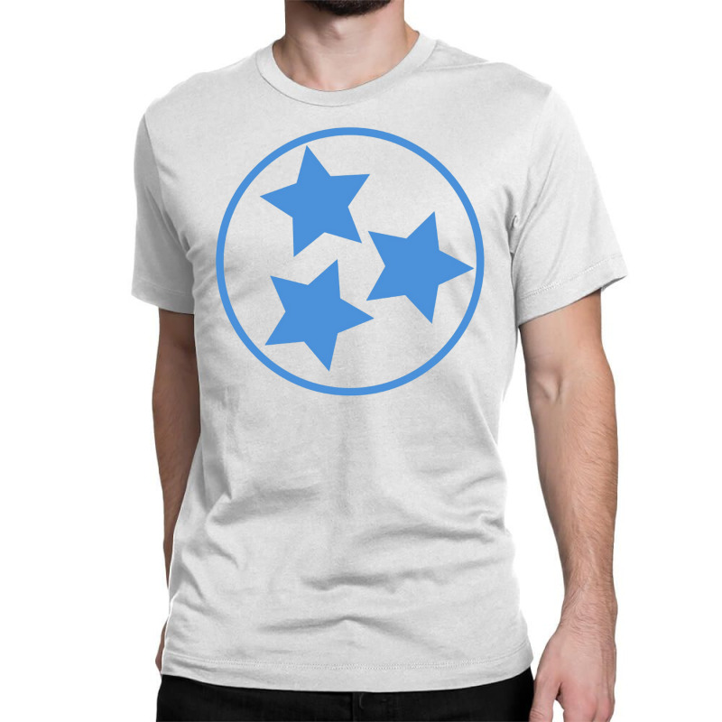 Titan S Blue Tri Star Classic Classic T-shirt | Artistshot