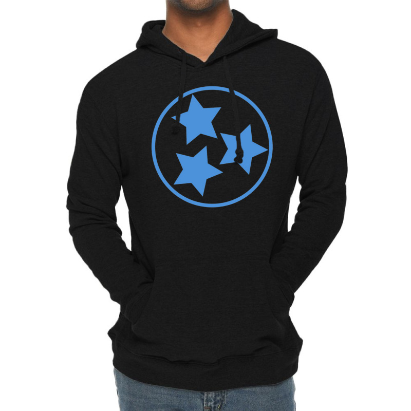 Titan S Blue Tri Star Classic Lightweight Hoodie | Artistshot