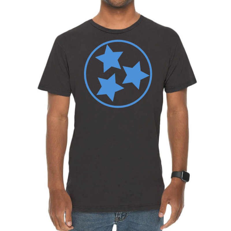 Titan S Blue Tri Star Classic Vintage T-shirt | Artistshot