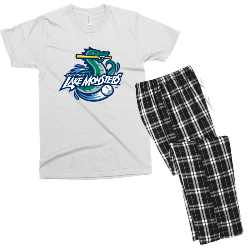 Vermont Lake Monsters Classic Men's T-shirt Pajama Set | Artistshot