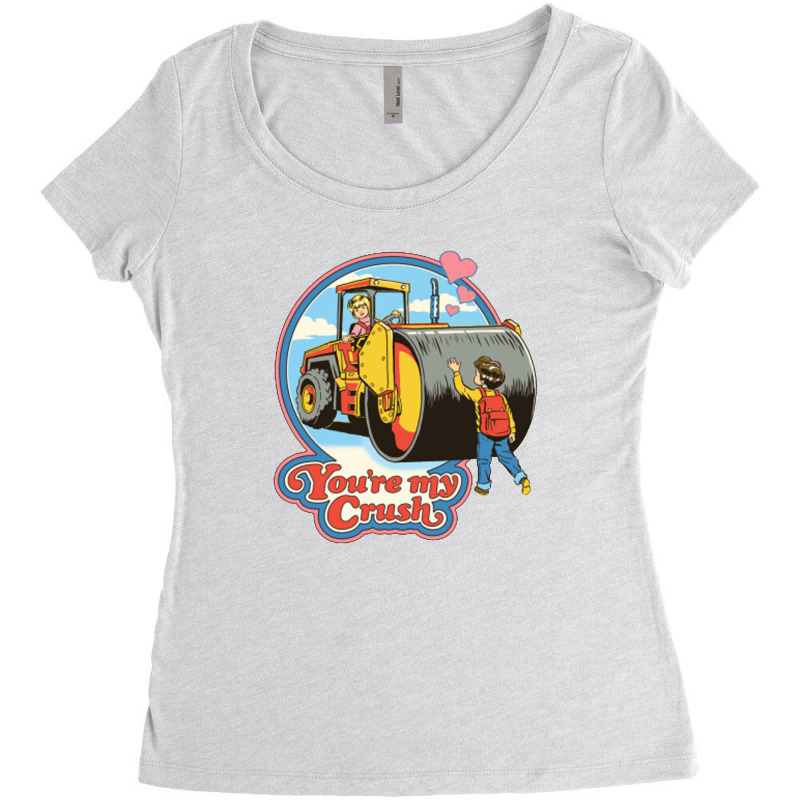 You're My Crush Women's Triblend Scoop T-shirt | Artistshot