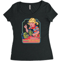 You Can Learn Sewing Women's Triblend Scoop T-shirt | Artistshot