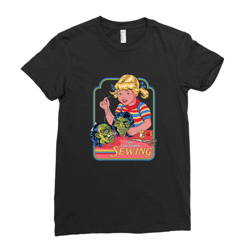 You Can Learn Sewing Ladies Fitted T-shirt | Artistshot