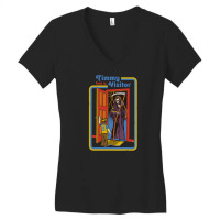 Timmy Has A Visitor Women's V-neck T-shirt | Artistshot