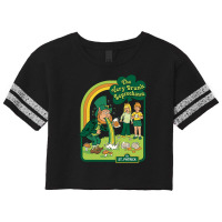 The Very Drunk Leprechaun Hardcover Scorecard Crop Tee | Artistshot