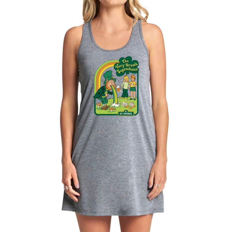 The Very Drunk Leprechaun Hardcover Tank Dress | Artistshot