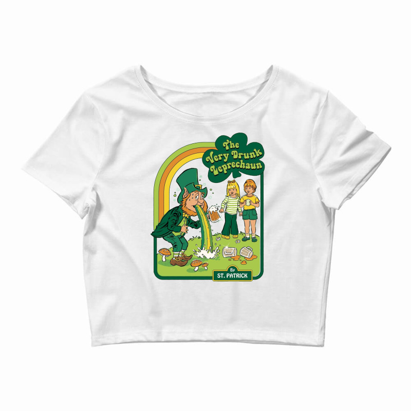 The Very Drunk Leprechaun Hardcover Crop Top | Artistshot