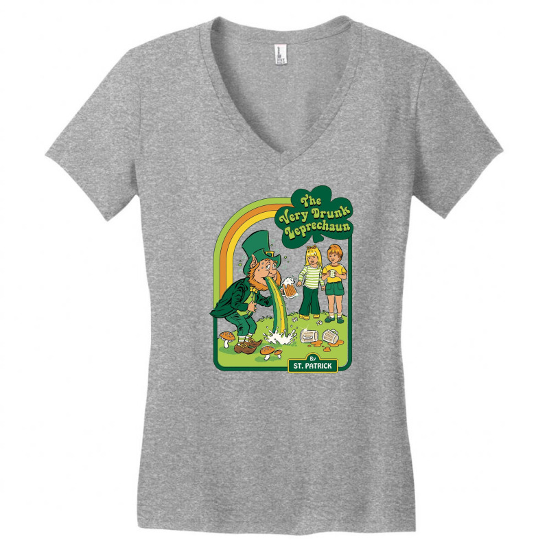 The Very Drunk Leprechaun Hardcover Women's V-neck T-shirt | Artistshot