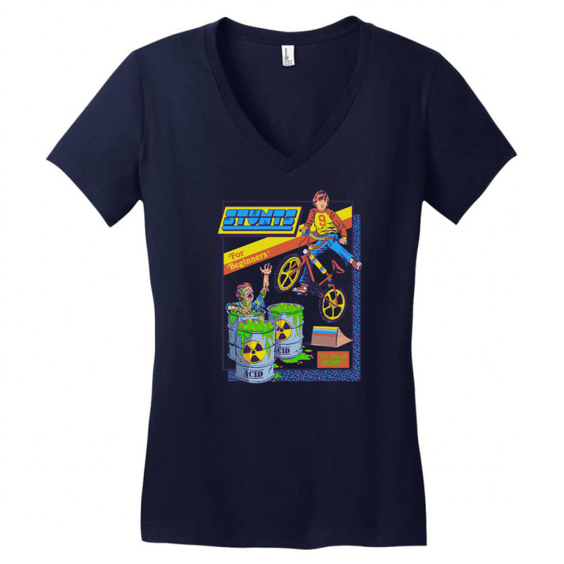 Stunts For Beginners Women's V-neck T-shirt | Artistshot