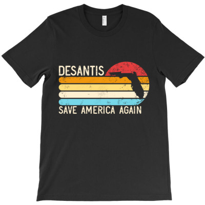 Desantis Save America Again T-shirt Designed By Heather Briganti