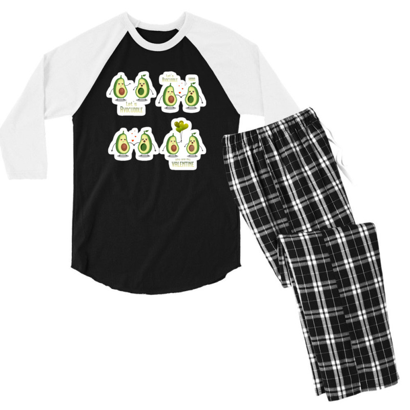 I Love You So March I Love You So Much 68297686 Men's 3/4 Sleeve Pajama Set | Artistshot