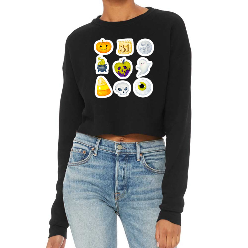 I Regret Nothing Messy Cat Tangled Christmas Lights 66475077 Cropped Sweater | Artistshot