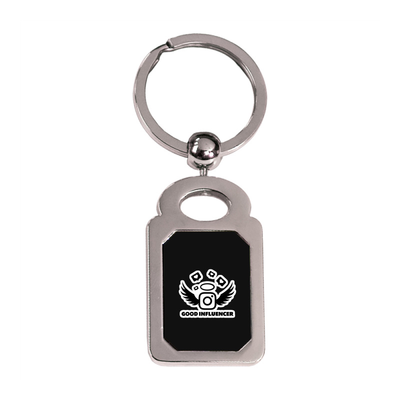 I Support The Current Thing 109493944 Silver Rectangle Keychain | Artistshot