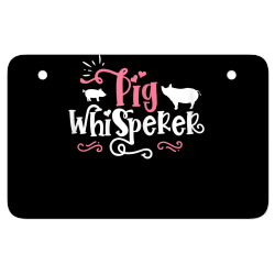 pig whisperer   cute farmer gift t shirt ATV License Plate | Artistshot
